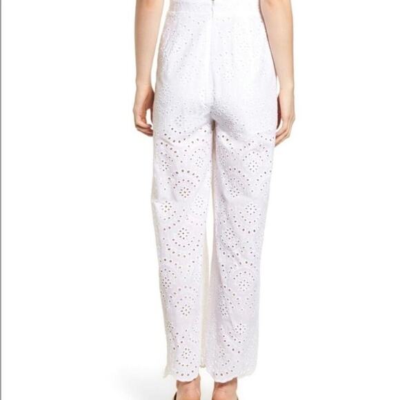 Leith open back ruffle eyelit jumpsuit - Picture 11 of 12